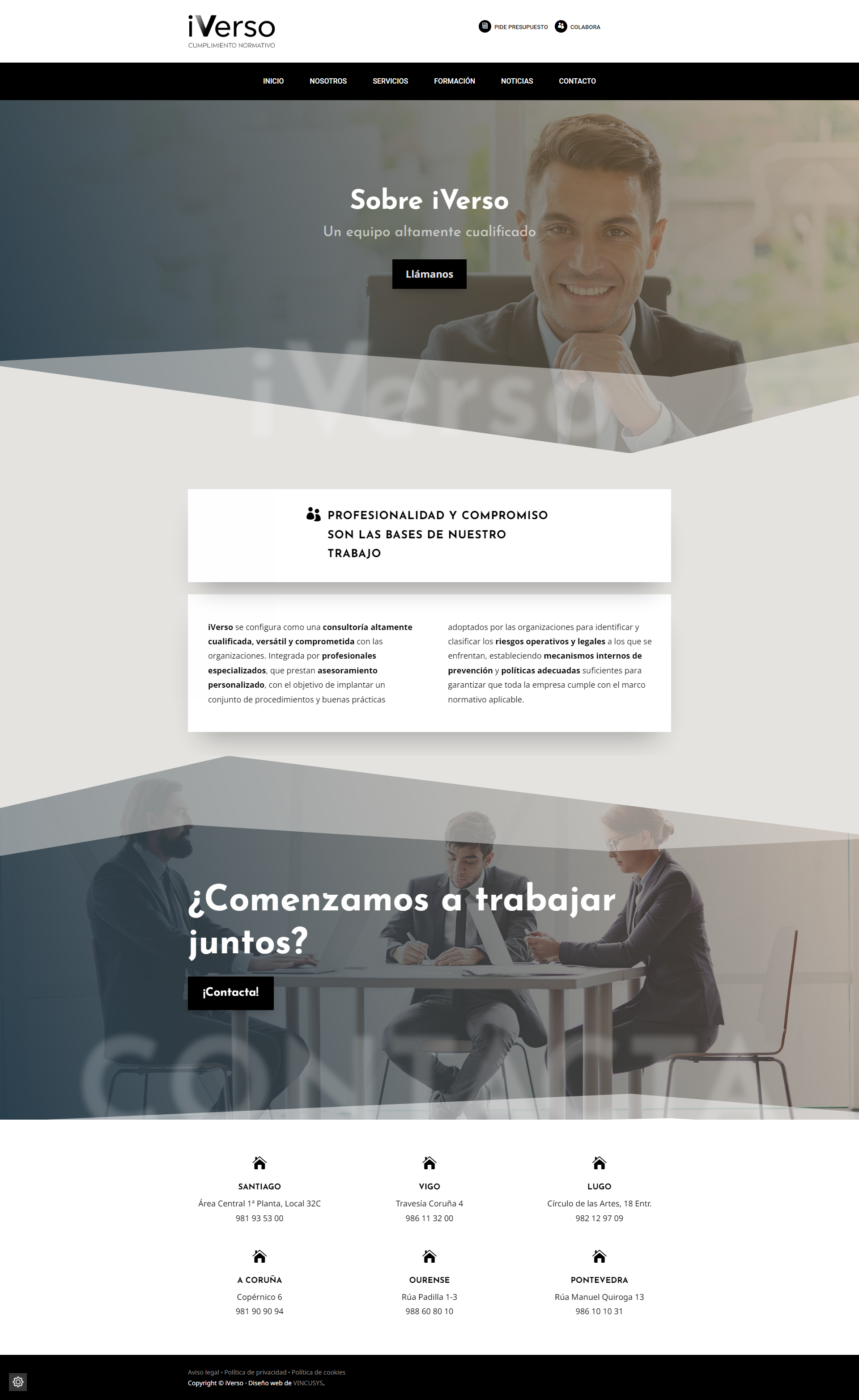 VINCUSYS renueva la imagen y diseña la web de la consultora iVerso