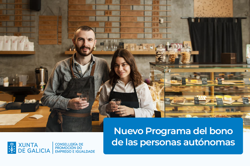 La Xunta abre la convocatoria para el Programa del bono de las personas autónomas de 2023