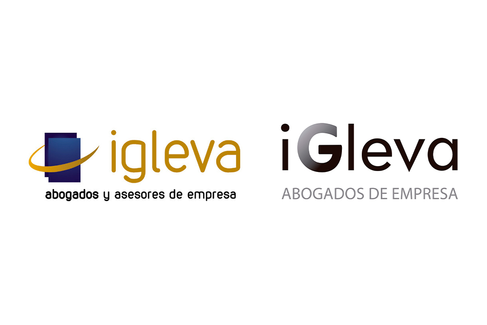 Comparación del logo de Igleva.