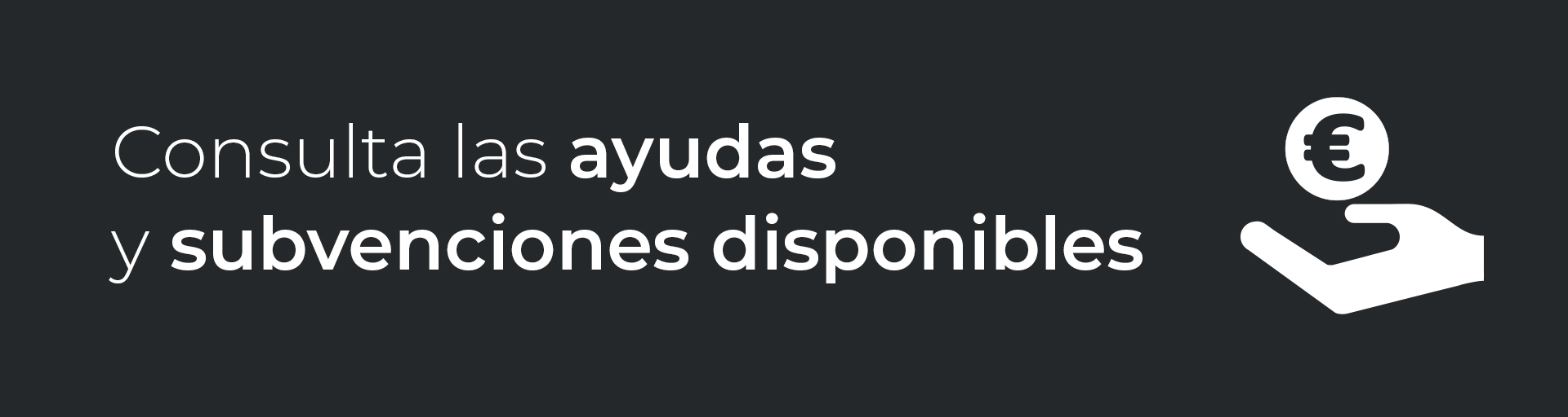 Consulta las ayudas y subvenciones disponibles