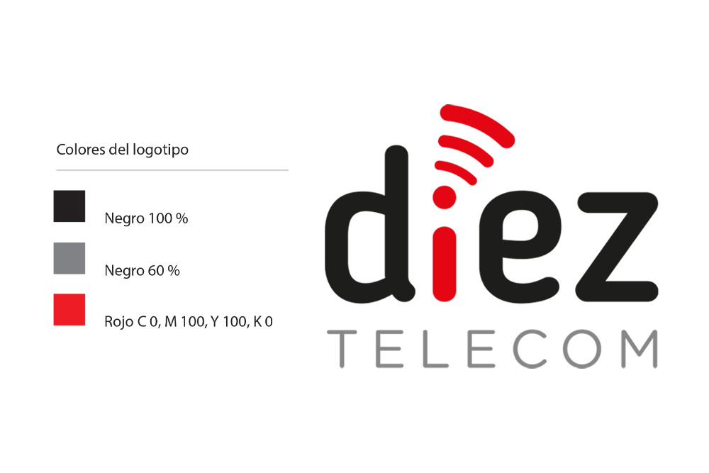 Nuevo logo Diez Telecom